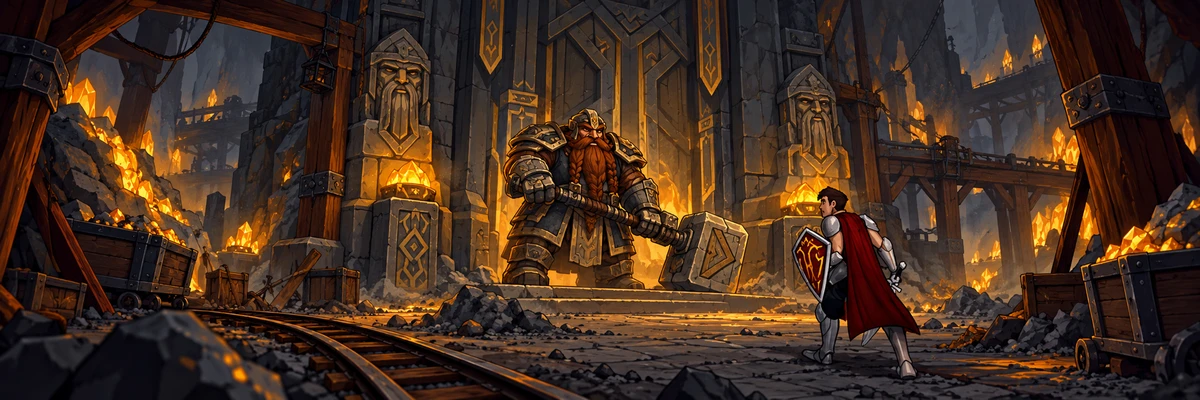 Ashen Burrows dungeon illustration